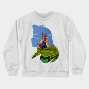 Sunny Maze Castle Crewneck Sweatshirt